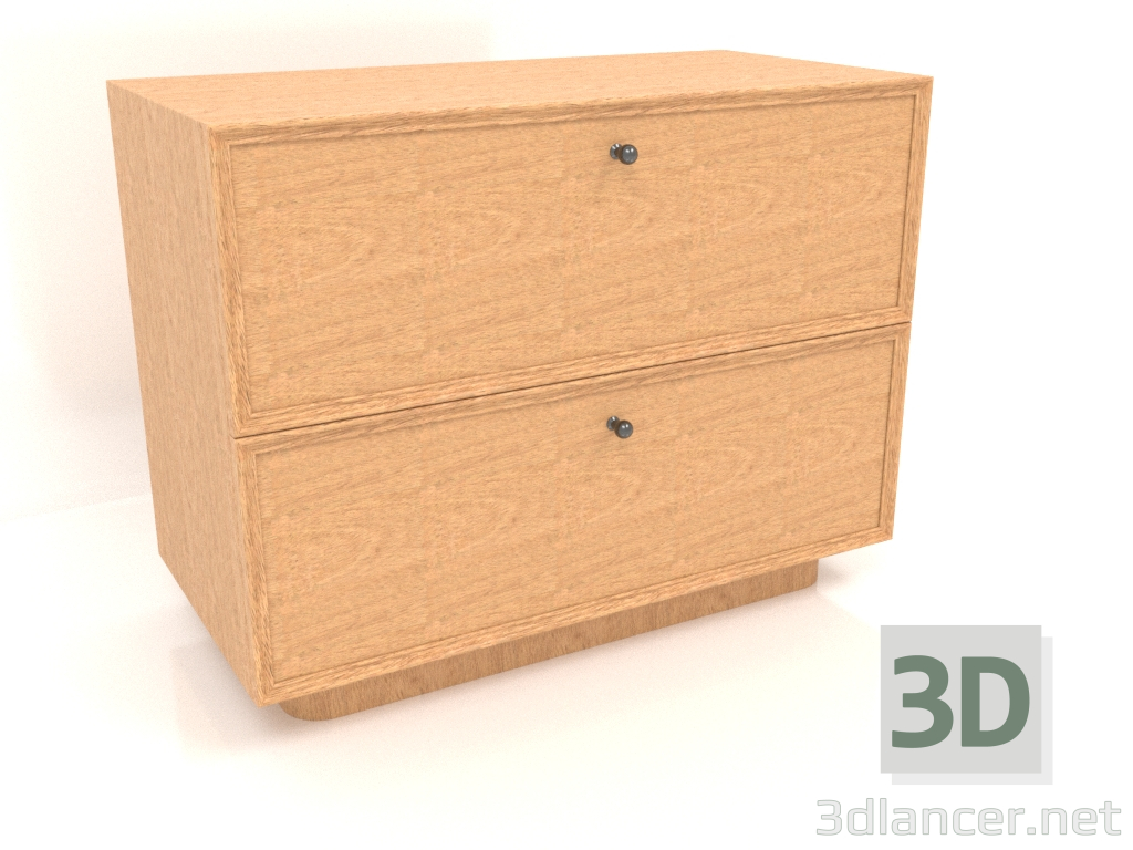 3d model Cabinet TM 15 (800x400x621, wood mahogany veneer) - preview