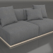 Modelo 3d Seção 4 do módulo do sofá (areia) - preview