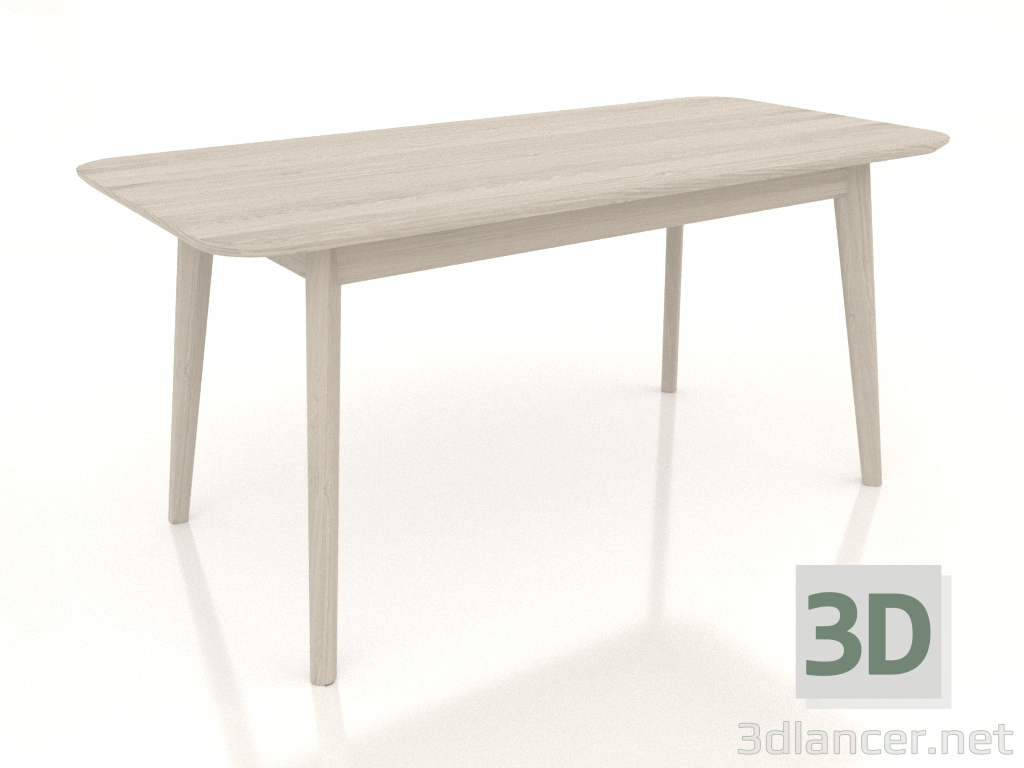 3d model Mesa de comedor GRANDE 1600x750 mm (blanco RAL 9010) - vista previa