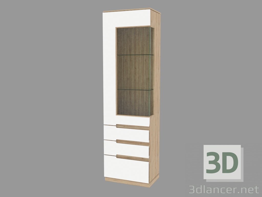 3d модель Элемент мебельной стенки (5922-28) – превью