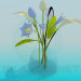 3d model Bouquet of flowers in a vase - preview