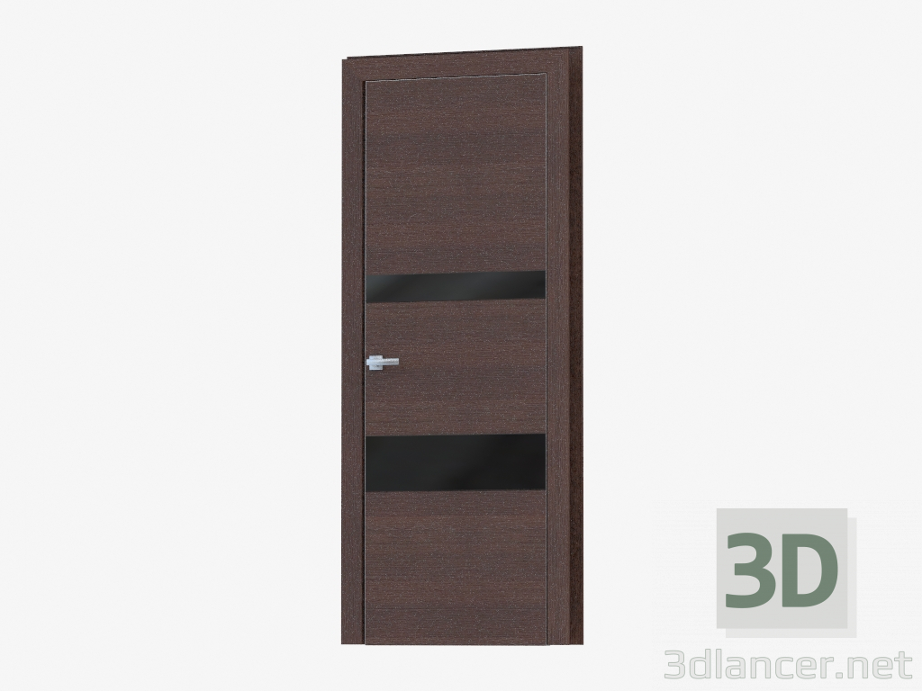 3d model Interroom door (45.31 black) - preview