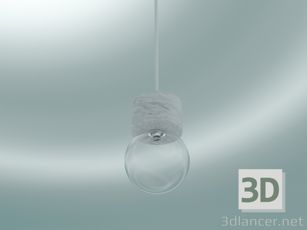 3 डी मॉडल लटकन दीपक संगमरमर प्रकाश (SV4) - पूर्वावलोकन