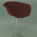 3d model Lounge chair 4212 (4 legs, with front trim, PP0003) - preview