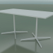 modèle 3D Table rectangulaire avec base double 5526, 5506 (H 74 - 79x159 cm, Blanc, V12) - preview