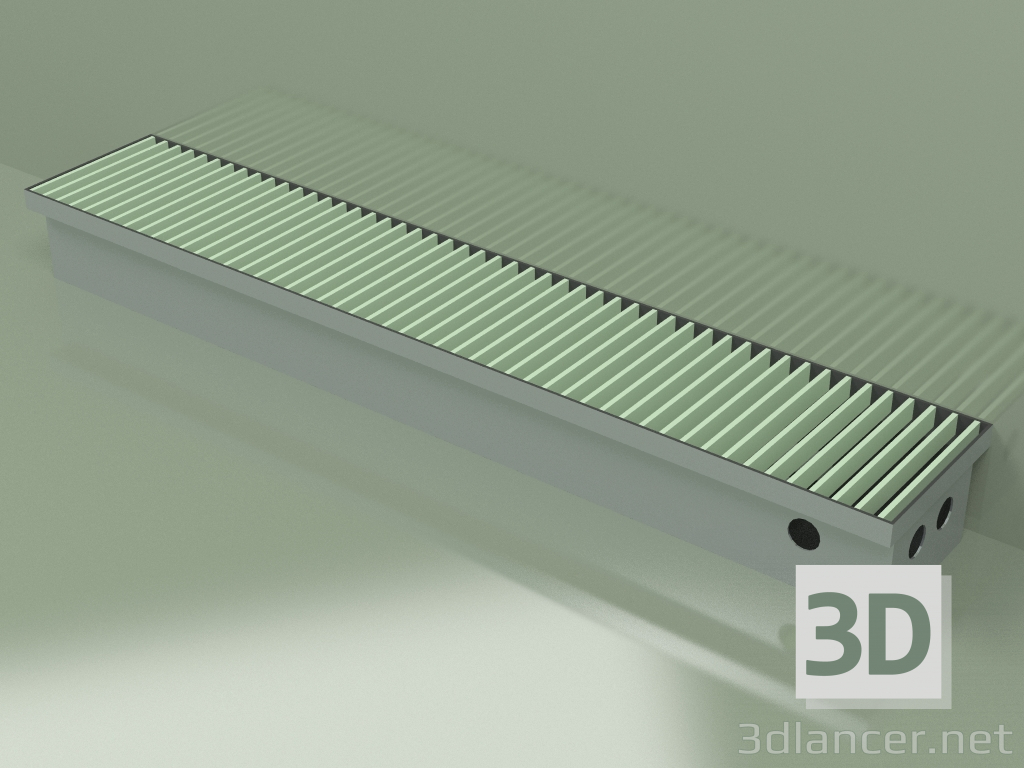 3d model Duct convector - Aquilo FMK (180x1000x110, RAL 6019) - preview