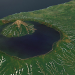 3 डी Onekotan द्वीप 3D मॉडल / Onekotan द्वीप का 3D मॉडल मॉडल खरीद - रेंडर