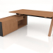 modèle 3D Table de travail Viga Executive V03L (1800x1801) - preview