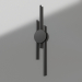 modello 3D Lampada da parete Lauryn nera (08428-603.19) - anteprima