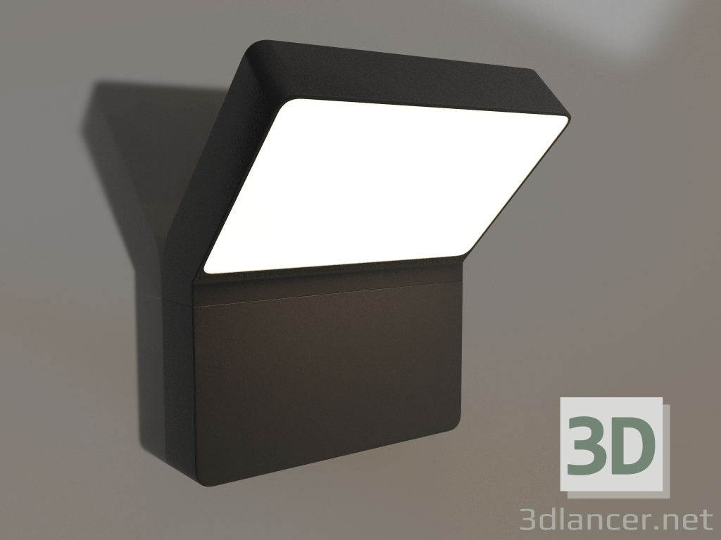 3D Modell Lampe LGD-ECRAN-WALL-9W Warm3000 (GR, 108 Grad, 230V) - Vorschau