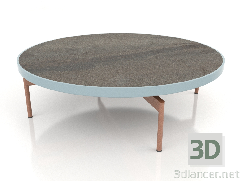 modello 3D Tavolino rotondo Ø120 (Grigio blu, DEKTON Radium) - anteprima