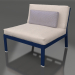 modello 3D Modulo divano, sezione 3 (Blu notte) - anteprima