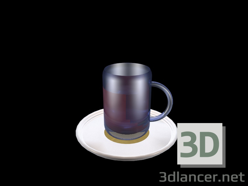 3d model Taza de té - vista previa