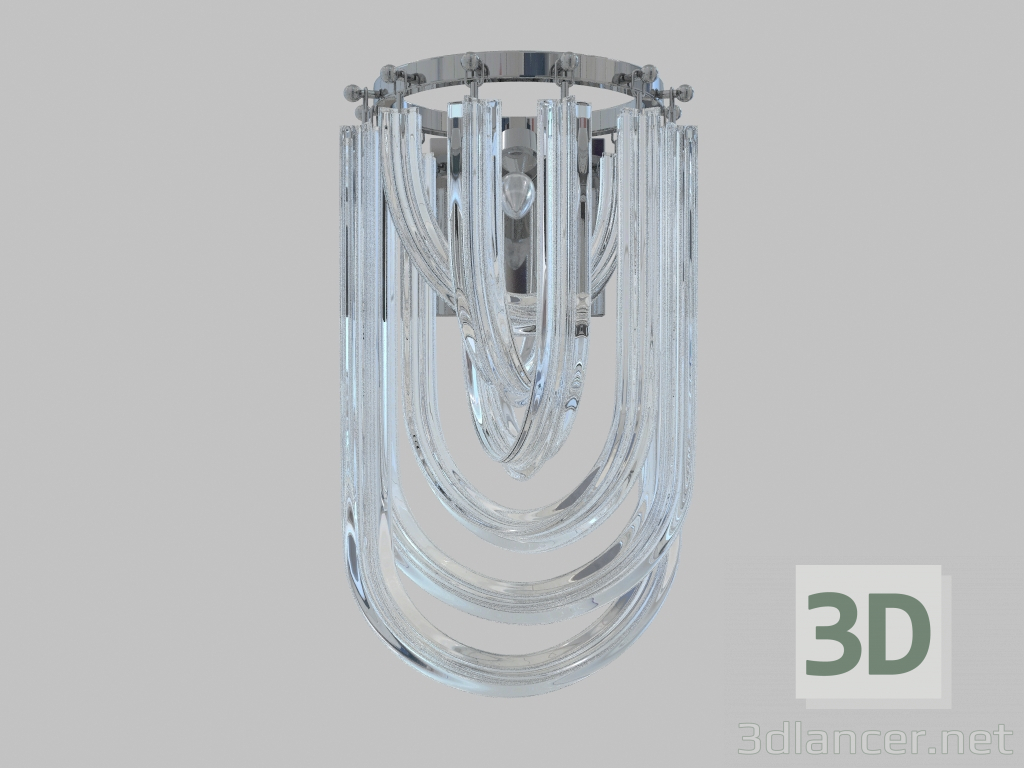 3D Modell Wandlampe (64001A) - Vorschau