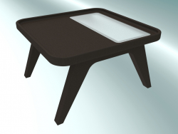 कॉफी टेबल (S2 G1 लकड़ी, 600x350x600 मिमी)