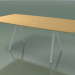 3 डी मॉडल साबुन के आकार की मेज 5420 (एच 74 - 100x200 सेमी, पैर 150 °, लिनेन युक्त प्राकृतिक ओक, V12) - पूर्वावलोकन