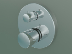 Concealed thermostat with shut-off valve (10700000)