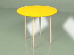 Средний стол Спутник 80 см (желто-горчичный)