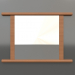 3d model Mirror ZL 26 (800x570, wood red) - preview