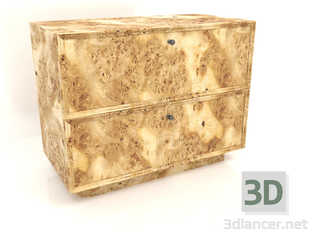 modèle 3D Armoire TM 15 (800x400x621, échelle en placage de bois) - preview