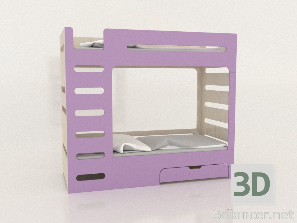 modèle 3D Lit superposé MOVE EL (ULMEL2) - preview