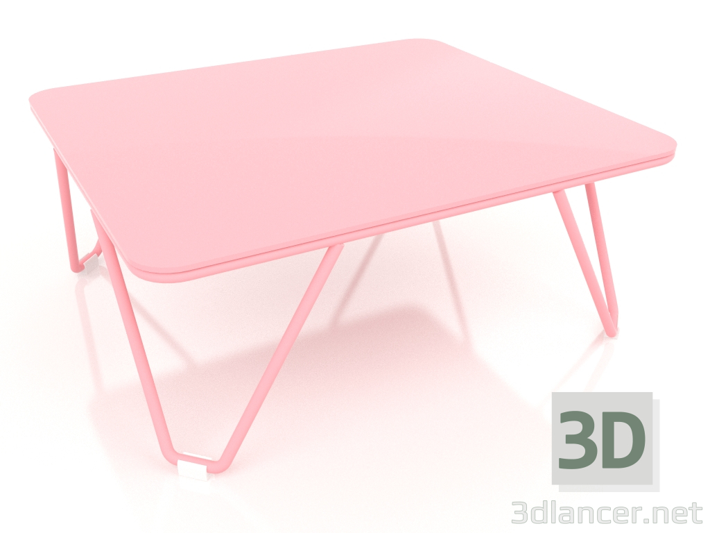 3 डी मॉडल साइड टेबल (गुलाबी) - पूर्वावलोकन