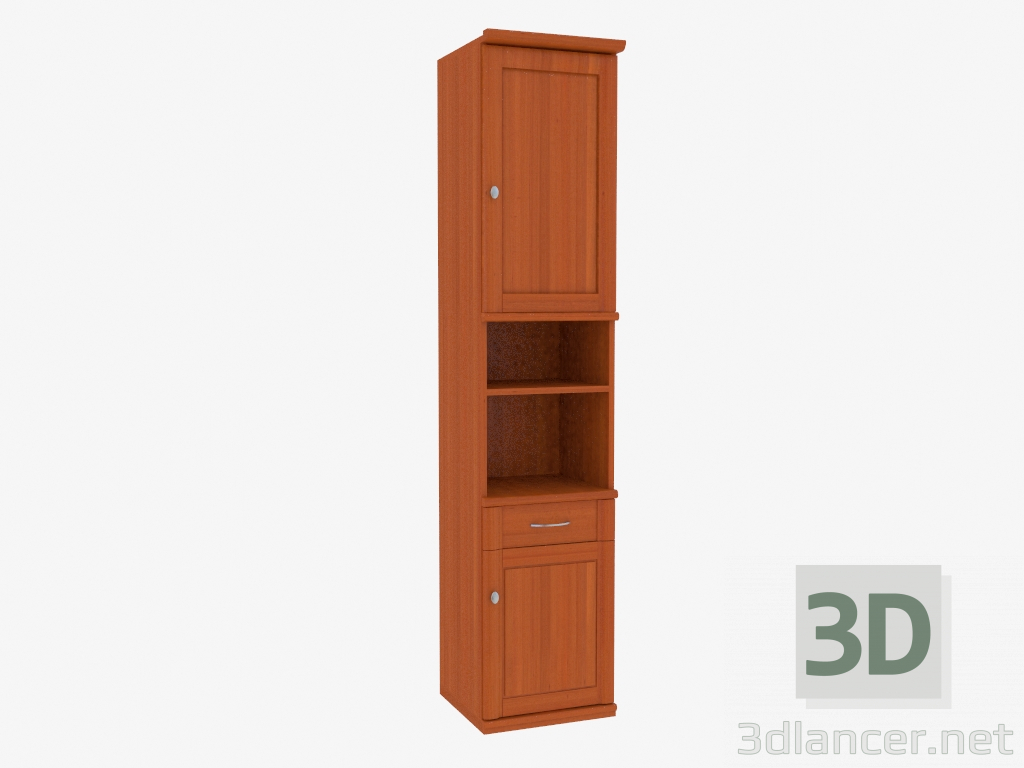 3D Modell Das Bücherregal ist schmal (9731-01) - Vorschau