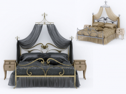 Art Nouveau Style Bed