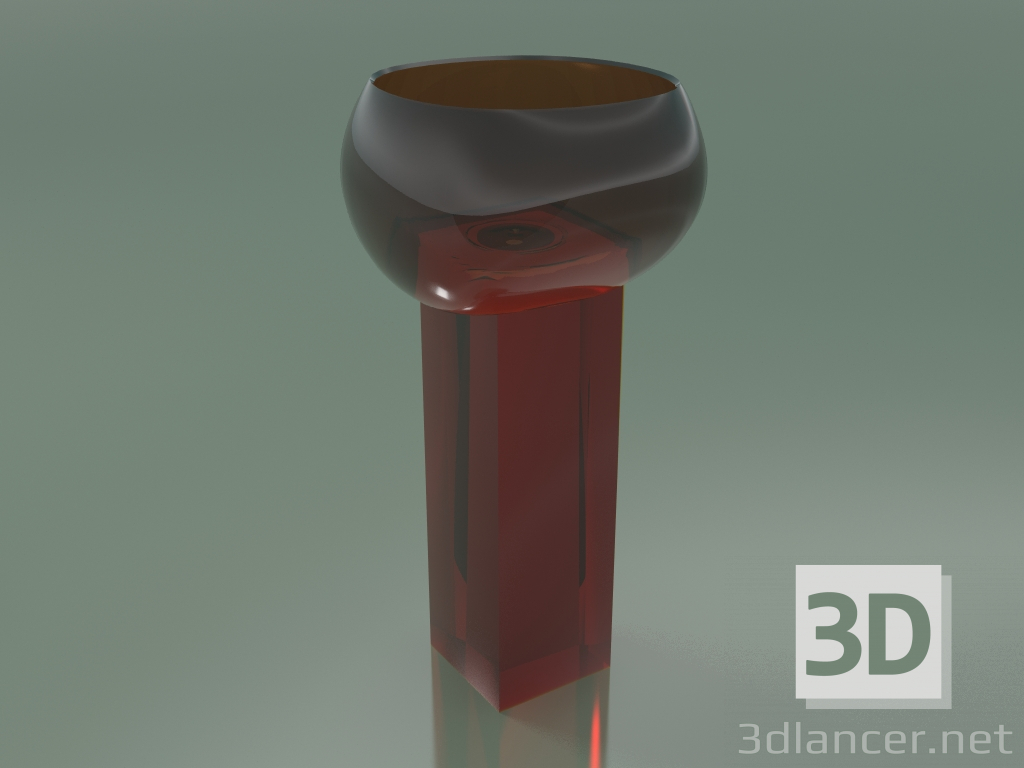 3D Modell Vase Setus Square (H Basis 50 cm) - Vorschau