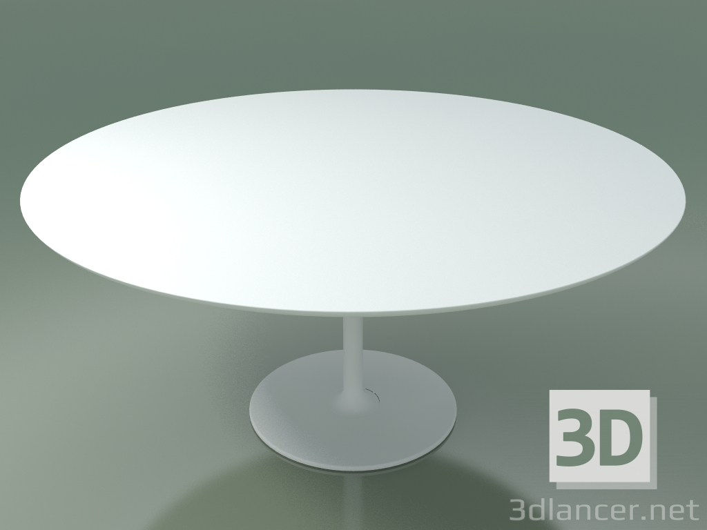 modello 3D Tavolo rotondo 0691 (H 74 - P 160 cm, M02, V12) - anteprima