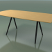 modèle 3D Table en forme de savon 5420 (H 74 - 100x200 cm, pieds 150 °, plaqué L22 chêne naturel, V44) - preview