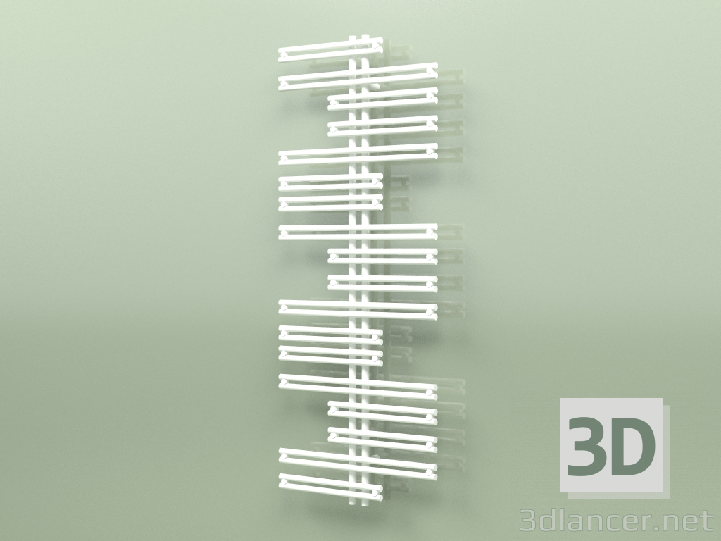 3D modeli Isıtmalı havlu askısı - Kea (1500 x 600, RAL - 9016) - önizleme
