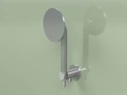 Hand shower set with water connection bracket (12 66, AS)