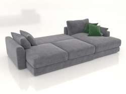 Sofa-bed SHERLOCK (folded, upholstery option 5)