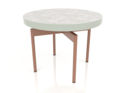 Table basse ronde Ø60 (Gris ciment, DEKTON Kreta)