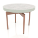 modello 3D Tavolino rotondo Ø60 (Grigio cemento, DEKTON Kreta) - anteprima