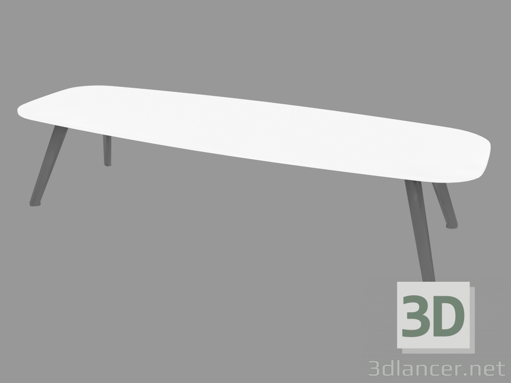 3D Modell Couchtisch (Lack 594 120x40x30) - Vorschau