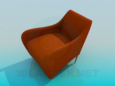 3d model Armchair - preview 3d model Armchair - preview