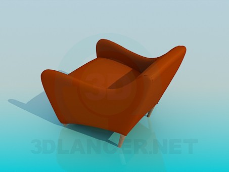 3d model Armchair - preview 3d model Armchair - preview