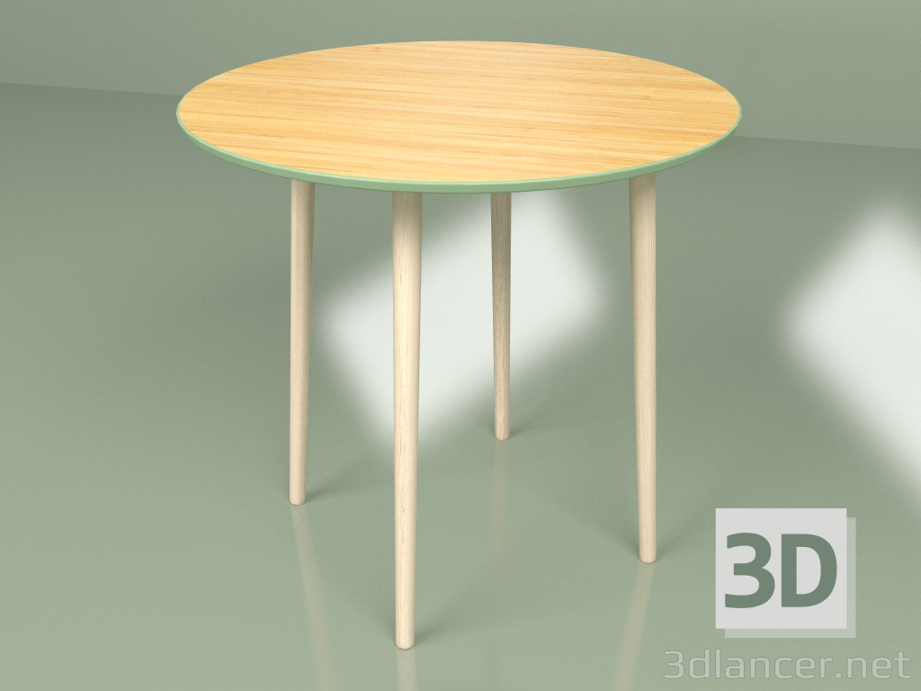 3 डी मॉडल मिडिल टेबल स्पुतनिक 80 सेमी लिबास (कुंजी) - पूर्वावलोकन