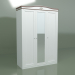 3d model Wardrobe 3 doors with a mirror PM 1303 - preview
