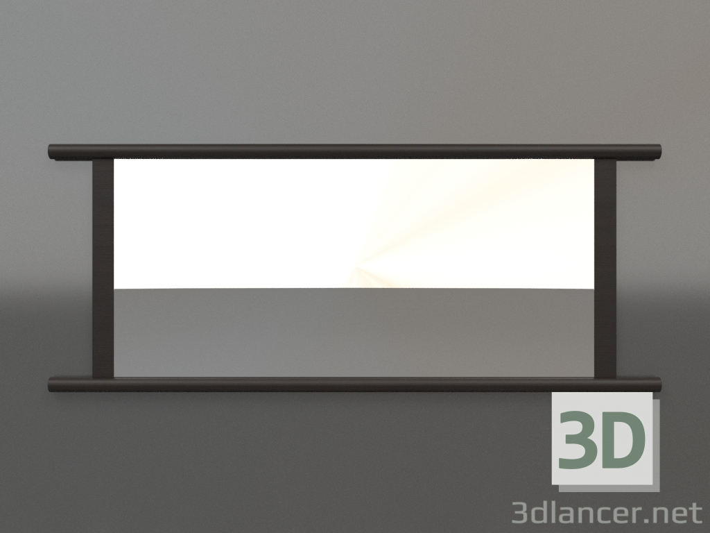modello 3D Specchio ZL 26 (1400x570, legno marrone scuro) - anteprima