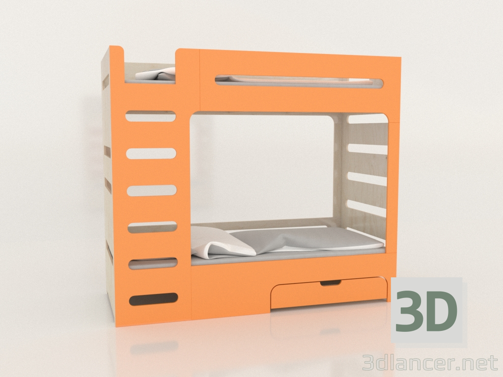 3D Modell Etagenbett MOVE EL (UOMEL2) - Vorschau