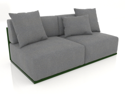 Sofa module section 4 (Bottle green)