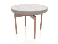 Round coffee table Ø60 (Quartz gray, DEKTON Kreta)
