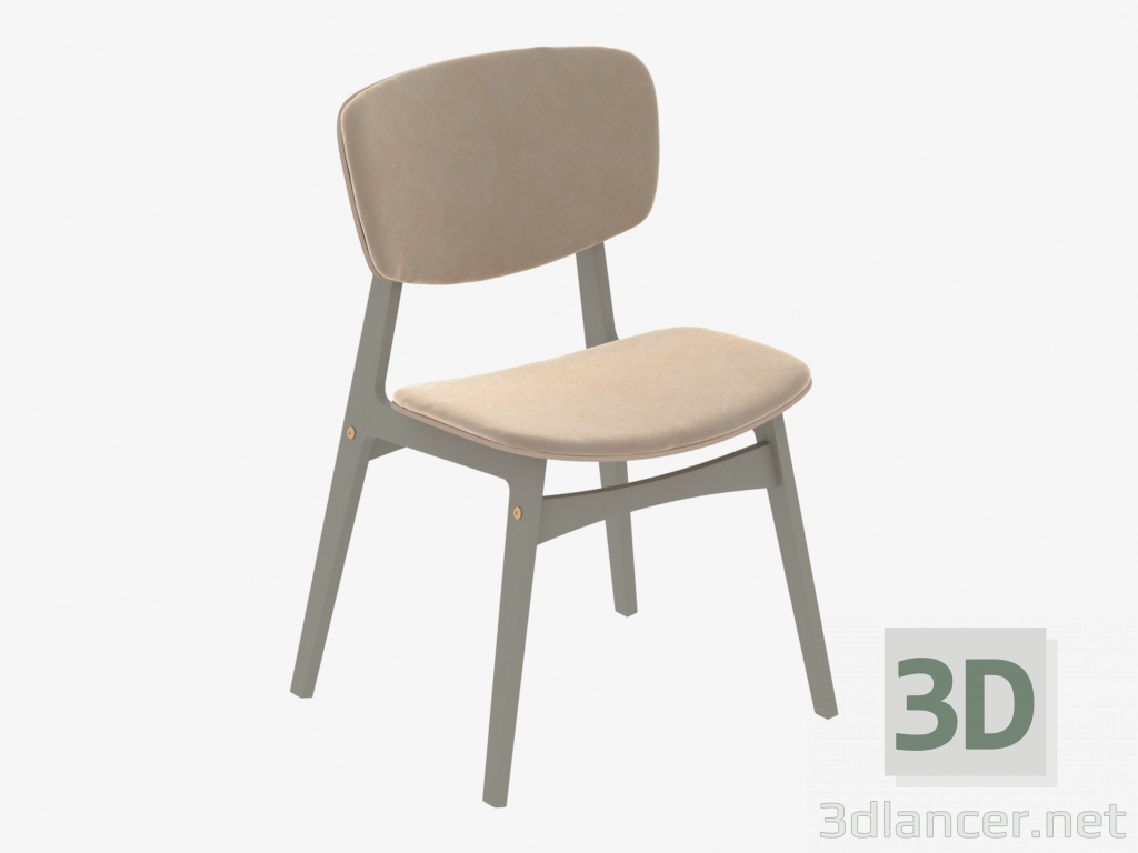 3d model Upholstered chair SID (IDA009271002) - preview