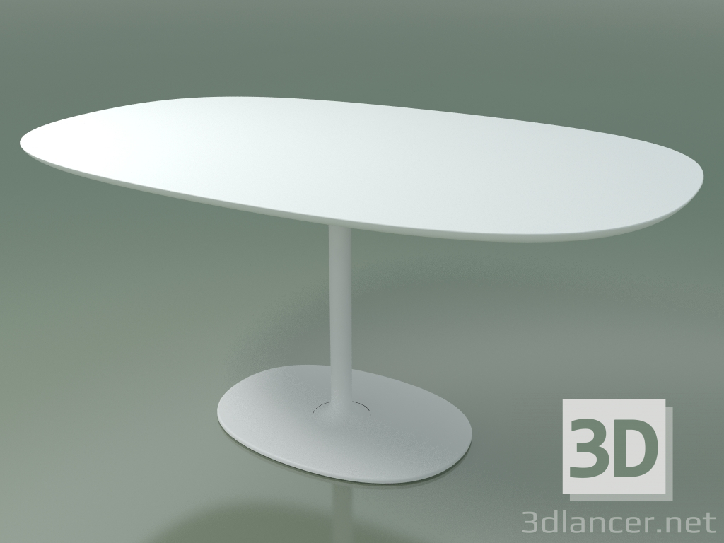 modèle 3D Table ovale 0692 (H 74 - 100x158 cm, F01, V12) - preview