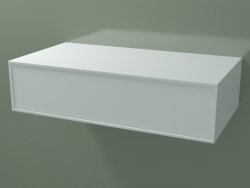Kiste (8AUDAB01, Gletscherweiß C01, HPL P01, L 96, P 50, H 24 cm)
