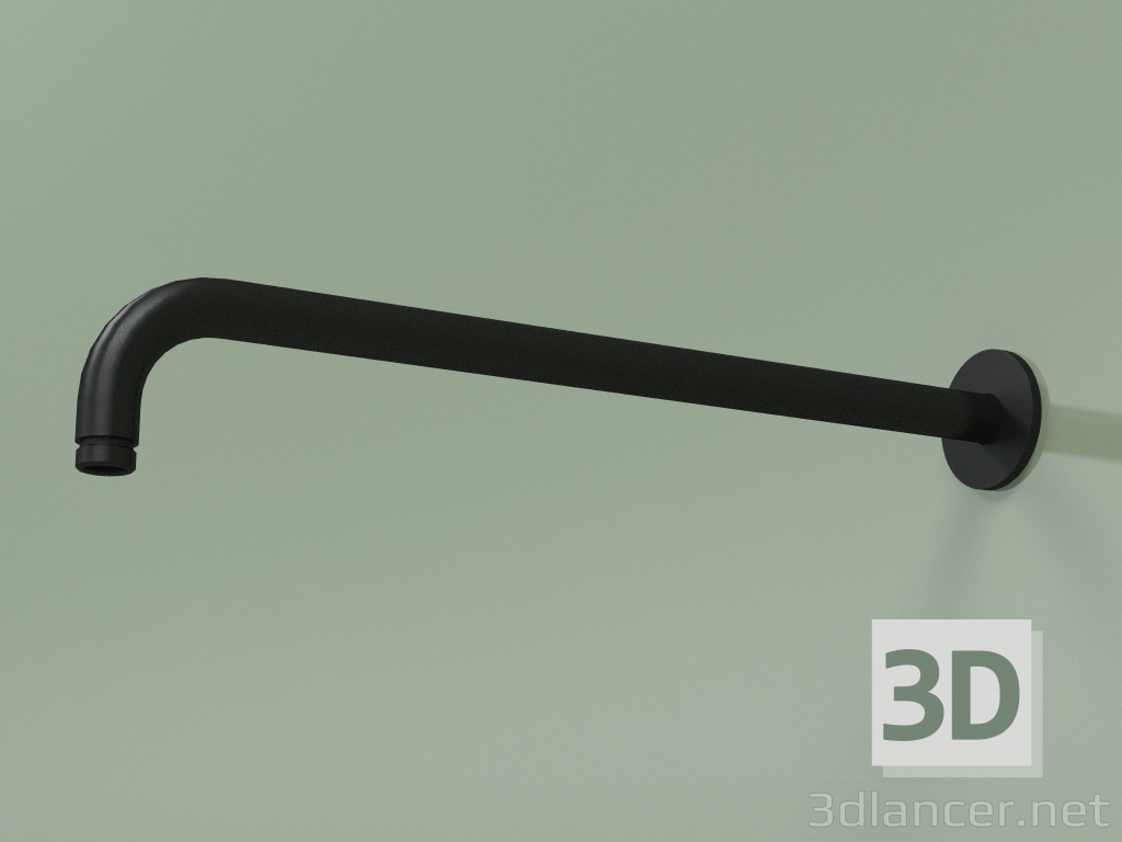 3D modeli Duvara monte yuvarlak duş kolu L 400 mm (BD001, NO) - önizleme