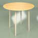 3d model Middle table Sputnik 80 cm veneer (yellow ocher) - preview